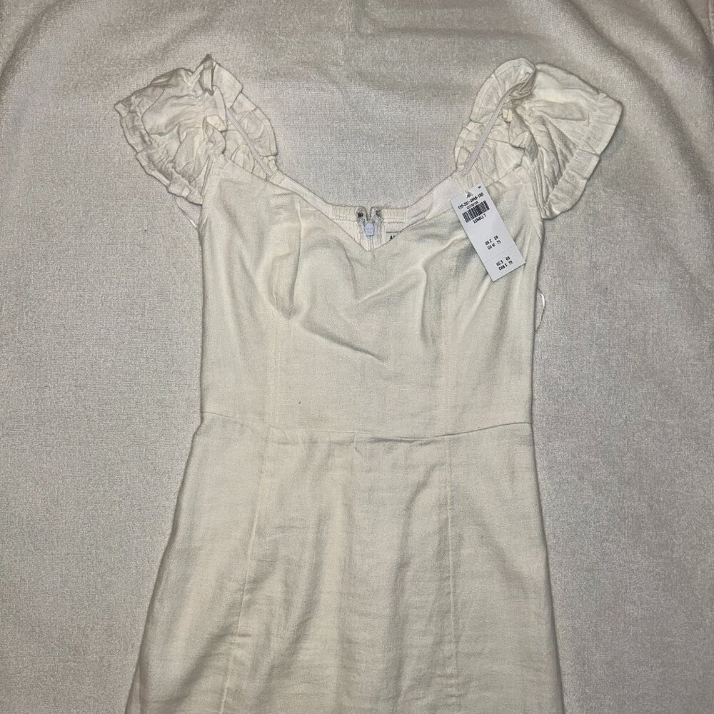 NWT Abercrombie & Fitch White Corset Dress